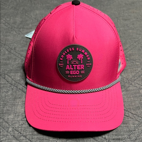 NEW Alter Ego Pink Running Hat - Picture 1 of 3